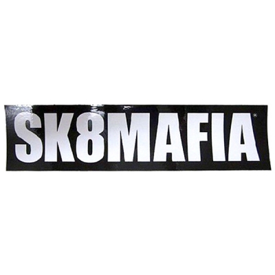SK8MAFIA SM OG LOGO STICKER - BLACK (SK8MAFIA 오쥐 로고 스티커)