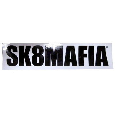 SK8MAFIA SM OG LOGO STICKER - WHITE (SK8MAFIA 오쥐 로고 스티커)