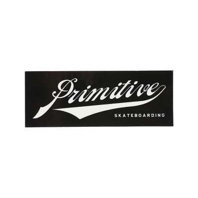 PRIMITIVE UNION SCRIPT STICKER - BLACK (프리미티브 유니온 스크립트 스티커)