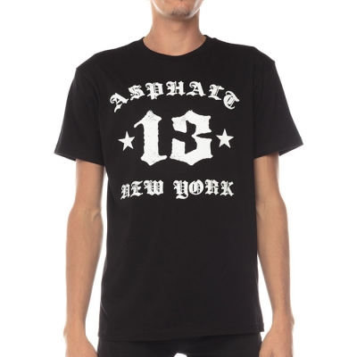 ASPHALT DESTROYED TEE - BLACK (아스팔트 디스트로이드 티셔츠)