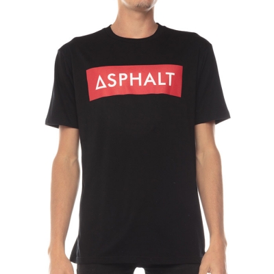 ASPHALT ABSOLUTE TEE - BLACK/RED (아스팔트 앱솔루트 티셔츠)