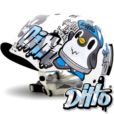 [그래피커] 0023-Ditto-Helmet-01 헬멧스티커