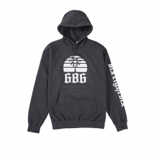 1819 686 L8WPHS05 PARADISE PULLOVER HOODY - CHARCOAL HEATHER (686 파라다이스 스노우보드 후드)
