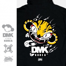 [DOLDOL] DMK_HOODY_41 그래피티 아티스트 데빌몽키 dmk 호랑이 한국 캐릭터 그래픽 디자인 후드티 후디