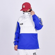 LOG NEWTRO EOR JACKET - WHITE/BLUE/RED (로그 뉴트로 EOR 스노우보드 자켓)