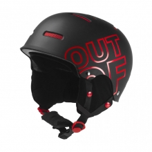 2021 OUT OF WIPEOUT HELMET - BLACK RED (아웃오브 와입아웃 스노우보드 헬멧)
