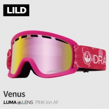 2122 Dragon LILD Venus / LL Pink Ion AF (드래곤 LILD 스노우보드 고글)