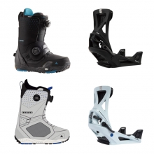 2223 Burton Men's Photon Step On Snowboard Boots [Wide] - Black or Gray Cloud + 2223 Burton Men's Step On Genesis Re:Flex Snowboard Bindings (버튼 포톤 스텝온 부츠 + 버튼 스텝온 제네시스 리플렉스 바인딩 셋트)