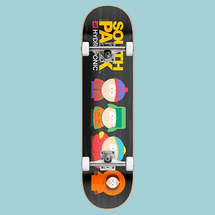Hydroponic X South Park Gang 8″ Skateboard Complete (하이드로포닉 사우스파크 갱 콜라보 스케이트보드 컴플릿)