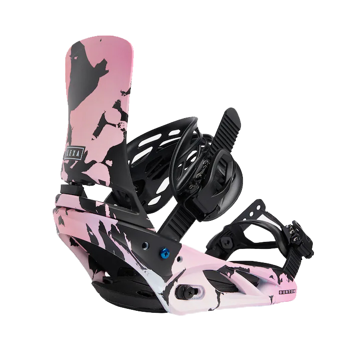 2223 Burton Women's Lexa Re:Flex Snowboard Bindings - Pink/Black (버튼 렉사 리플렉스 여성용 스노우보드 바인딩)