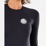 Rip Curl WLY58W Premium Surf Boyleg Surf Suit - Black (립컬 프리미엄 서프 보이레그 여성용 서프슈트 래쉬가드)
