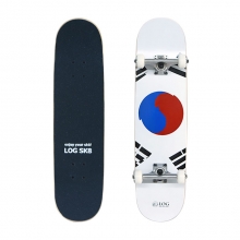 Log LC20 White/Taegeukgi 7.75″Skateboard Complete (로그 화이트 태극기 스케이트보드 컴플릿)