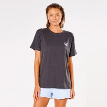 Rip Curl CTESS9 Fade out Icon Tee - Washed Black (립컬 페이드 아웃 아이콘 티셔츠)