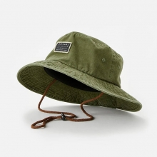Rip Curl CHABF9 Crusher Wide Brim Hat - Dark Olive (립컬 크러셔 와이드 브림 햇 모자)
