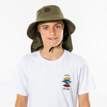 Rip Curl KHABG9 Boy Surf Series Hat - Dark Olive (립컬 서프 시리즈 아동용 서핑 모자)