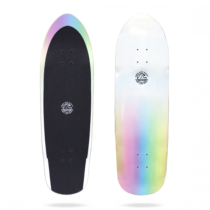 Log LSD09 Half Rainbow/Black 32″ Surfskate Deck (로그 하프레인보우 서프스케이트 데크)