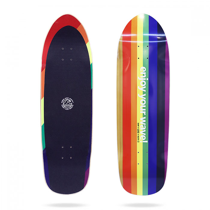 LOG LSD23 Rainbow 32" Surfskate Deck (로그 레인보우 서프스케이트 데크)