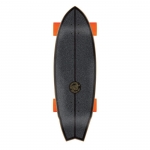 Santa Cruz Flame Dot Shark Surf Skate 9.85″x31.52″ Carver (산타크루즈 플레임 닷 샤크 서프스케이트 컴플릿)